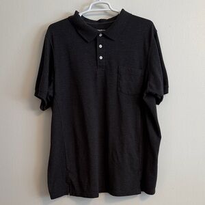 King Size Classic Dark Grey Polo Shirt for Men